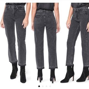 Paige Sarah Undone Straight Leg Jeans